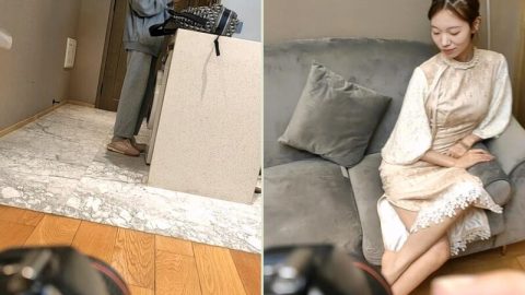 2023-11-11【模特寫真拍攝丶探花】高價約極品氣質模特，超棒身材大長腿，撩起裙子一頓拍，粉嫩美穴懟在鏡頭前